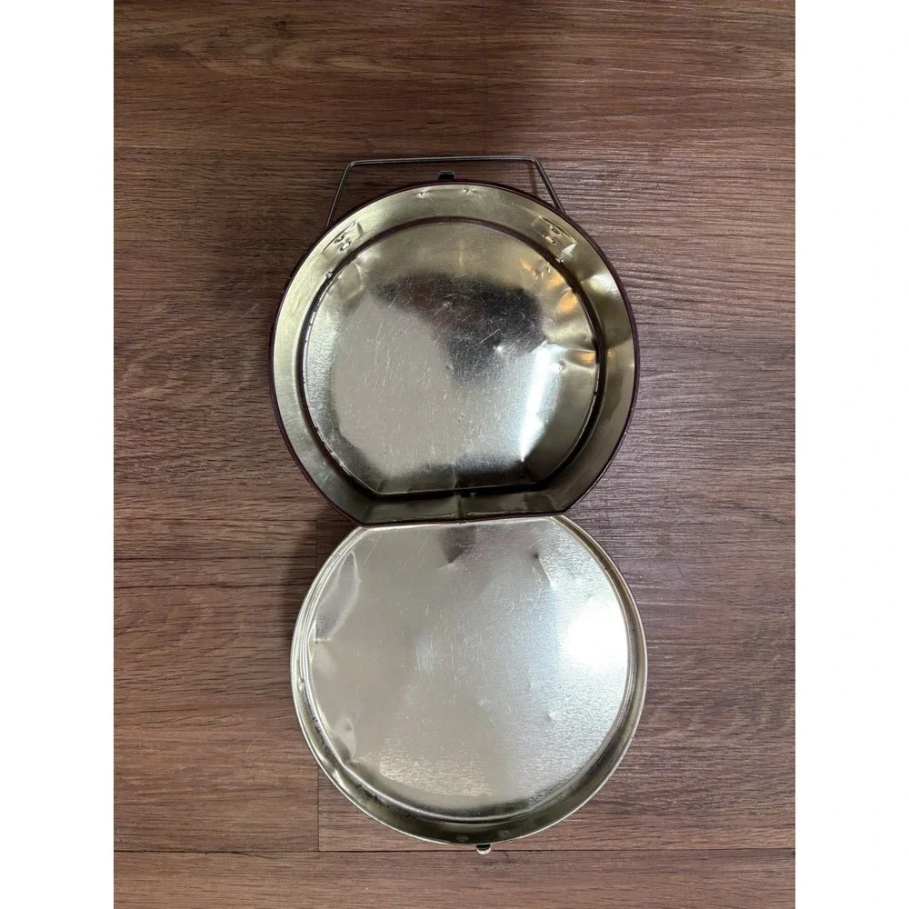 Vintage Style Reese's Peanut Butter Cup Metal Lunch Box Tin Carry Case